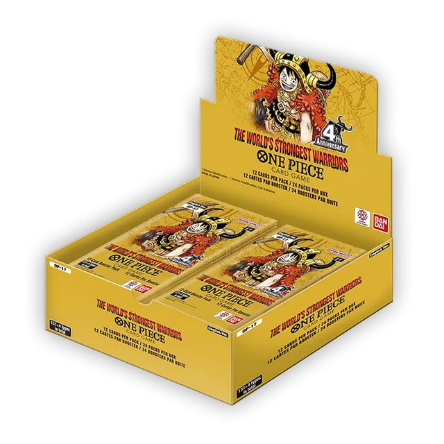 One Piece Card Game: The World's Strongest Warriors (OP-17) Booster Display Box (24 Packs)