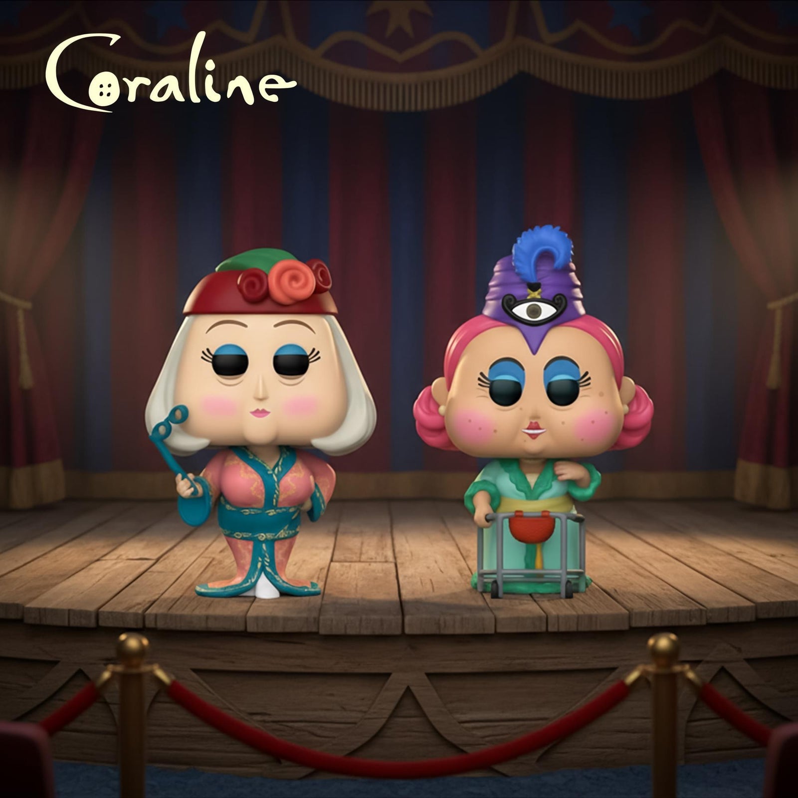 Funko Spink and Forcible - Pop! Movies vinyl 2-pack, Coraline 15th anniversary, 4.5 and 4.65 inch - view 5