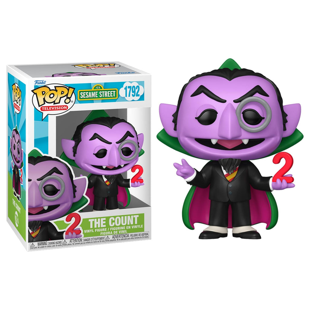 Funko The Count - Pop! Television vinyl figure #1792, Sesame Street, 4 inch - view 1