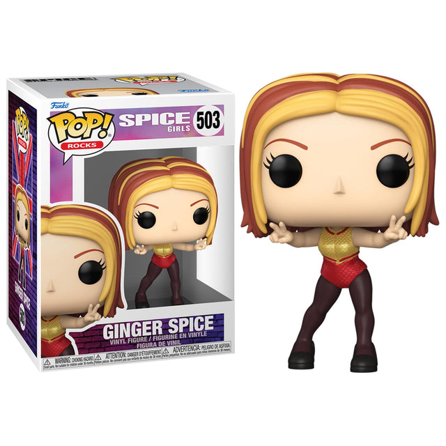 Funko Ginger Spice Wannabe - Pop! Rocks vinyl figure #503, Spice Girls, 4 inch - view 1