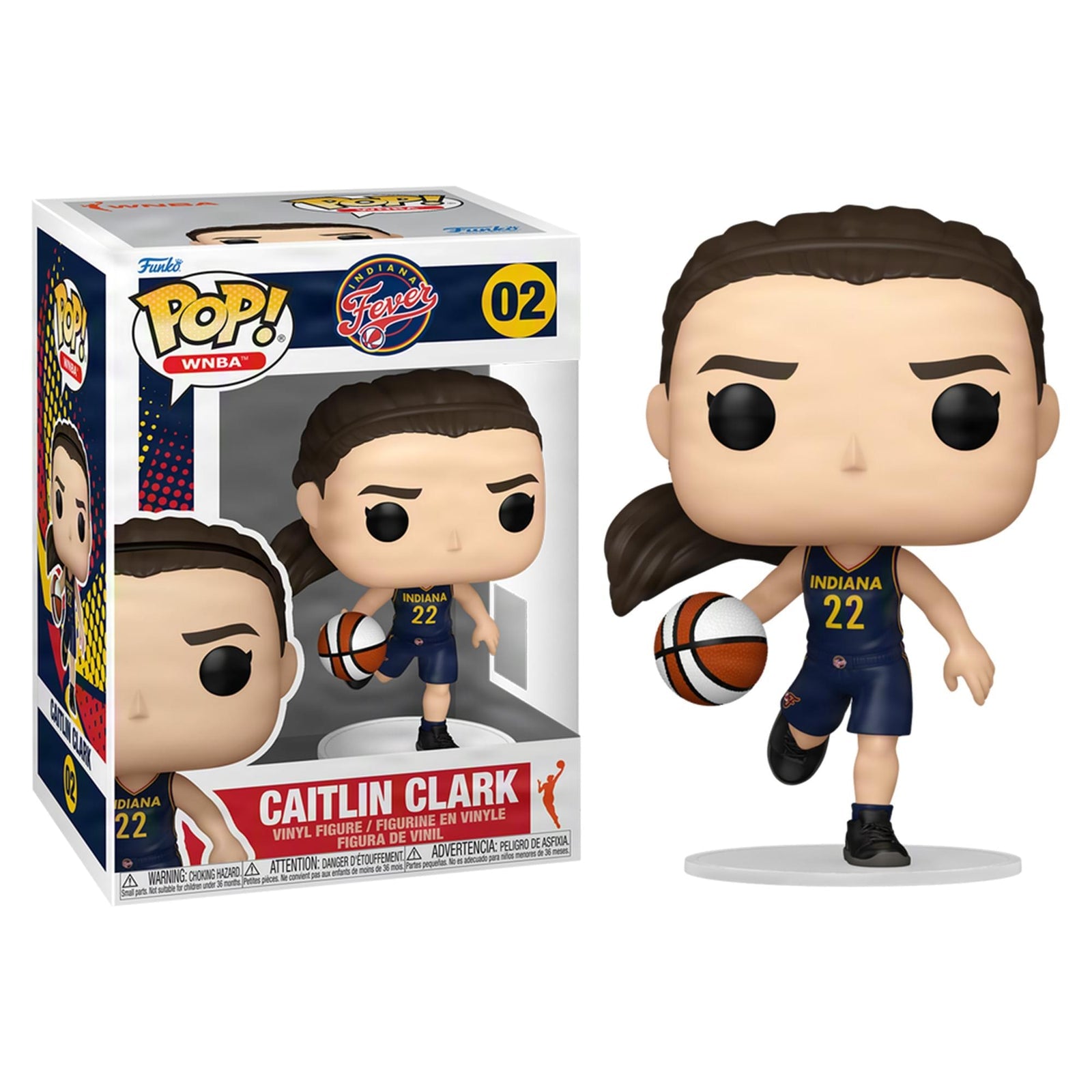 Funko Caitlin Clark - Pop! vinyl figure #02, Indiana Fever, 3.9 inch - view 1