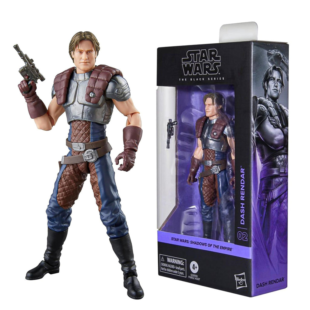 Hasbro Star Wars The Black Series Dash Rendar - 6-inch Shadows of the Empire figure with blaster pistol - view 1