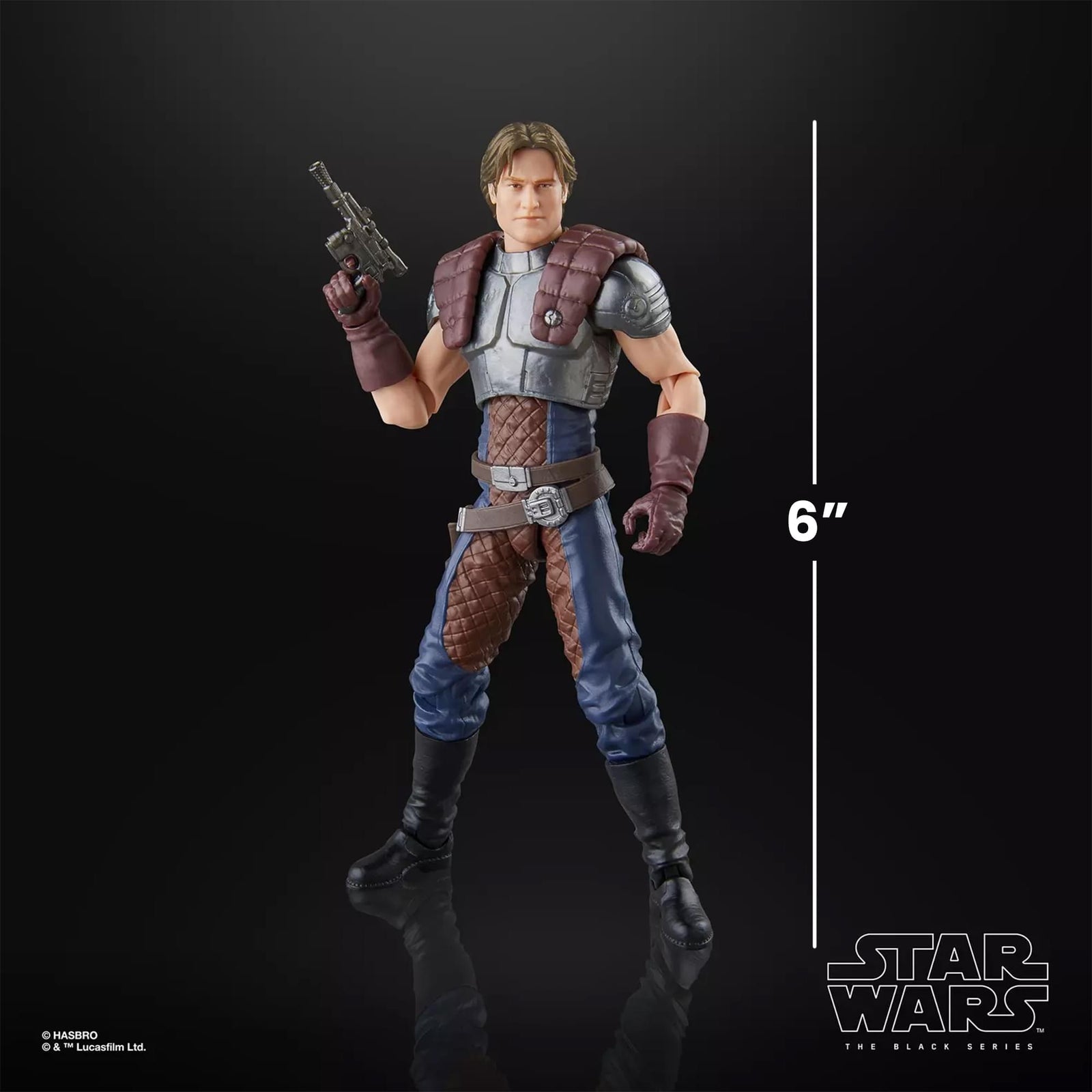 Hasbro Star Wars The Black Series Dash Rendar - 6-inch Shadows of the Empire figure with blaster pistol - view 2