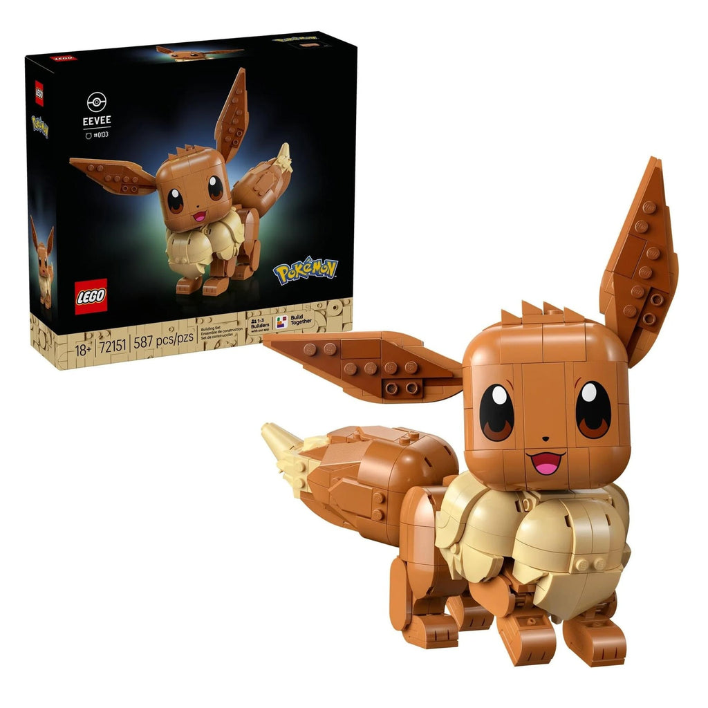 LEGO Pokémon Eevee 72151 - 587-piece building set, 18+ build that stands over 7.5 inches - view 1