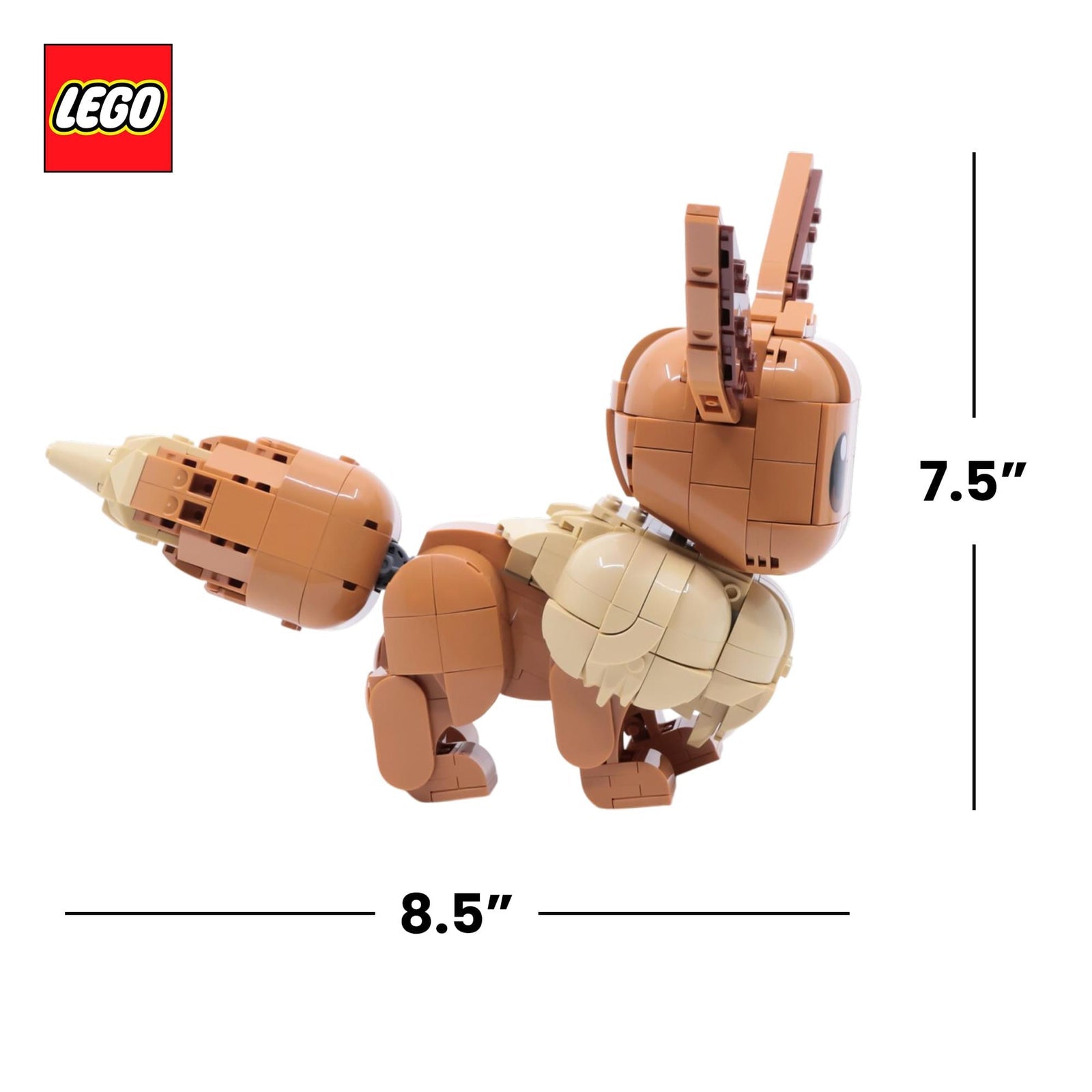 LEGO Pokémon Eevee 72151 - 587-piece building set, 18+ build that stands over 7.5 inches - view 2