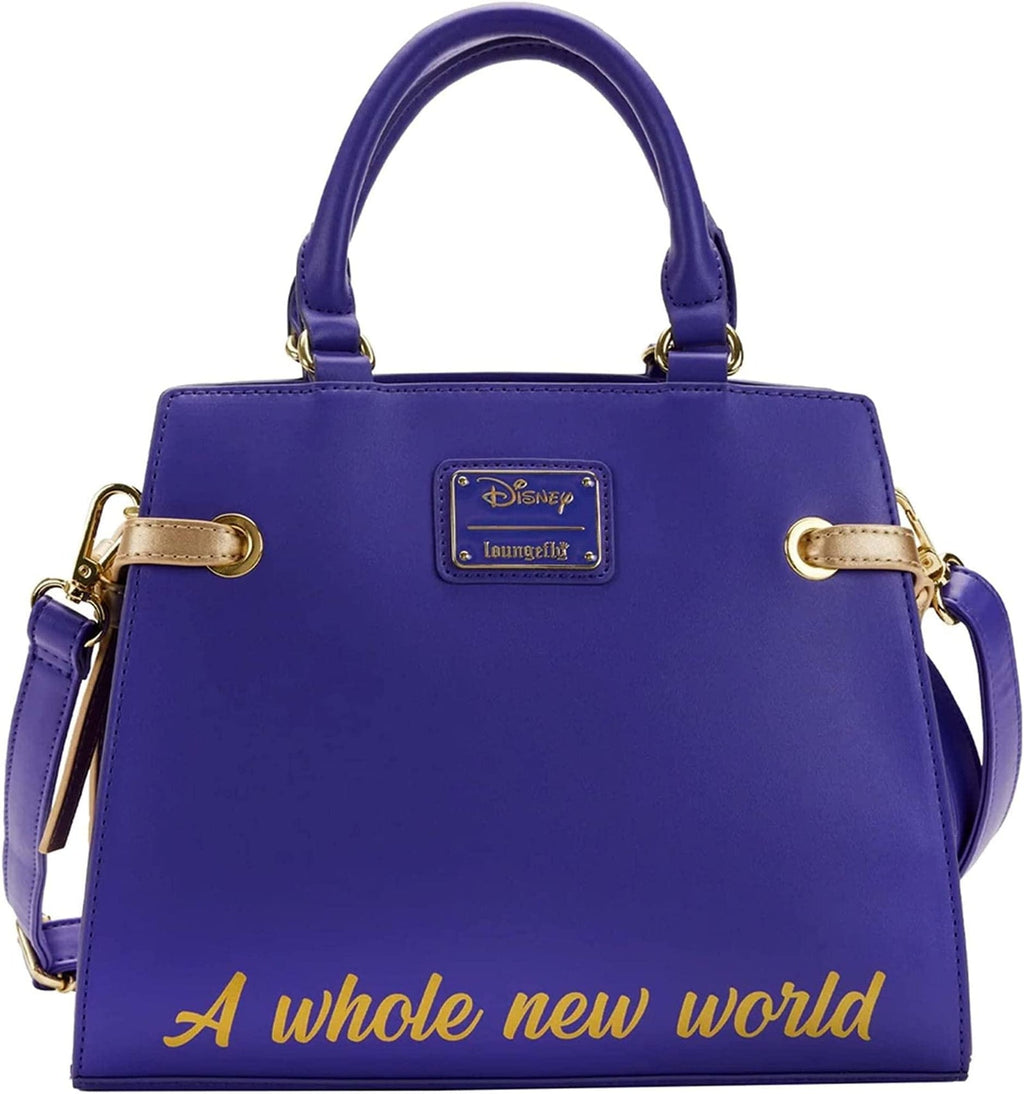 Loungefly Disney Aladdin 30th Anniversary Crossbody Bag - faux leather purse, 10.5 x 8.5 x 4 inches - view 2