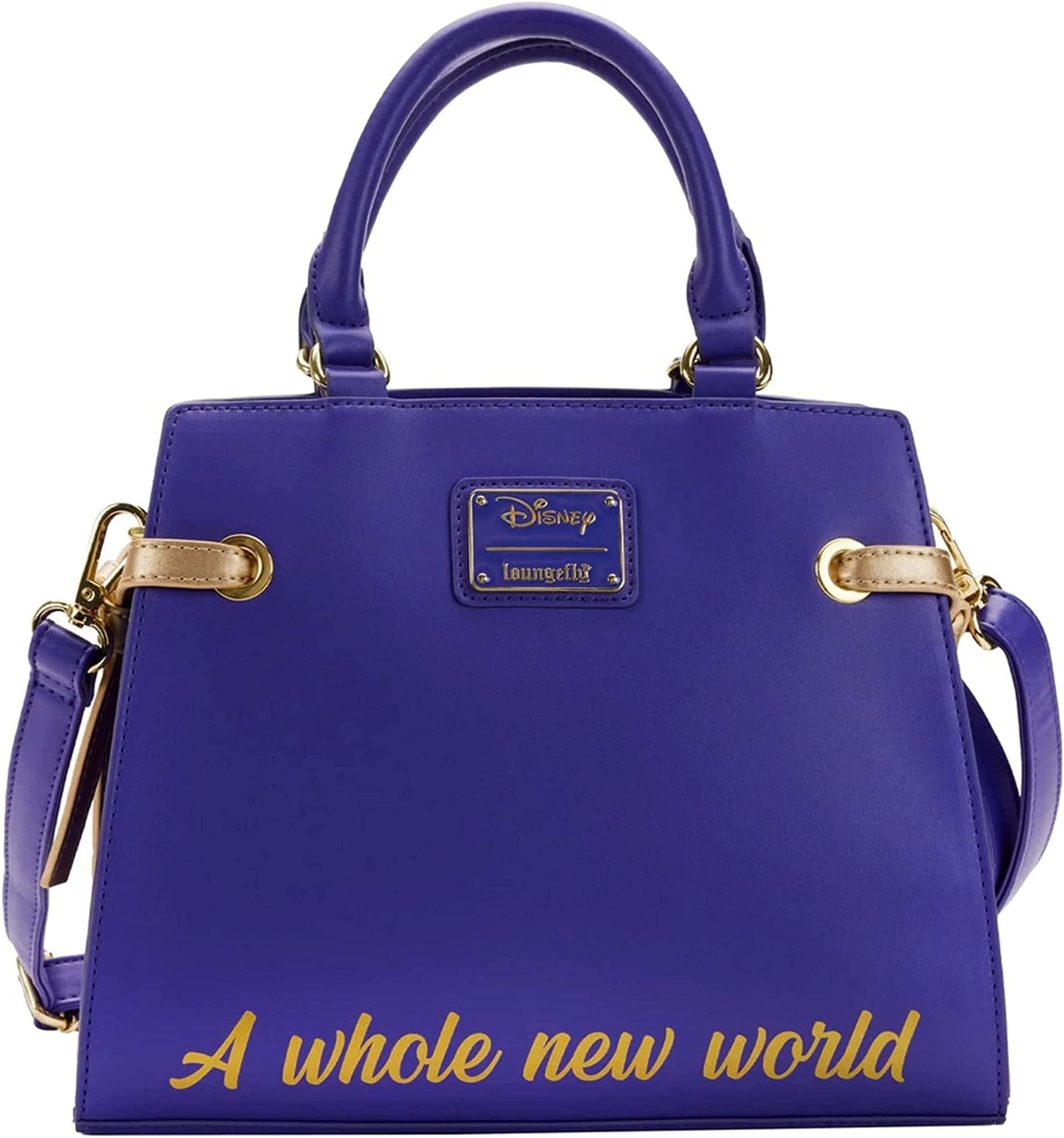 Loungefly Disney Aladdin 30th Anniversary Crossbody Bag - faux leather purse, 10.5 x 8.5 x 4 inches - view 2