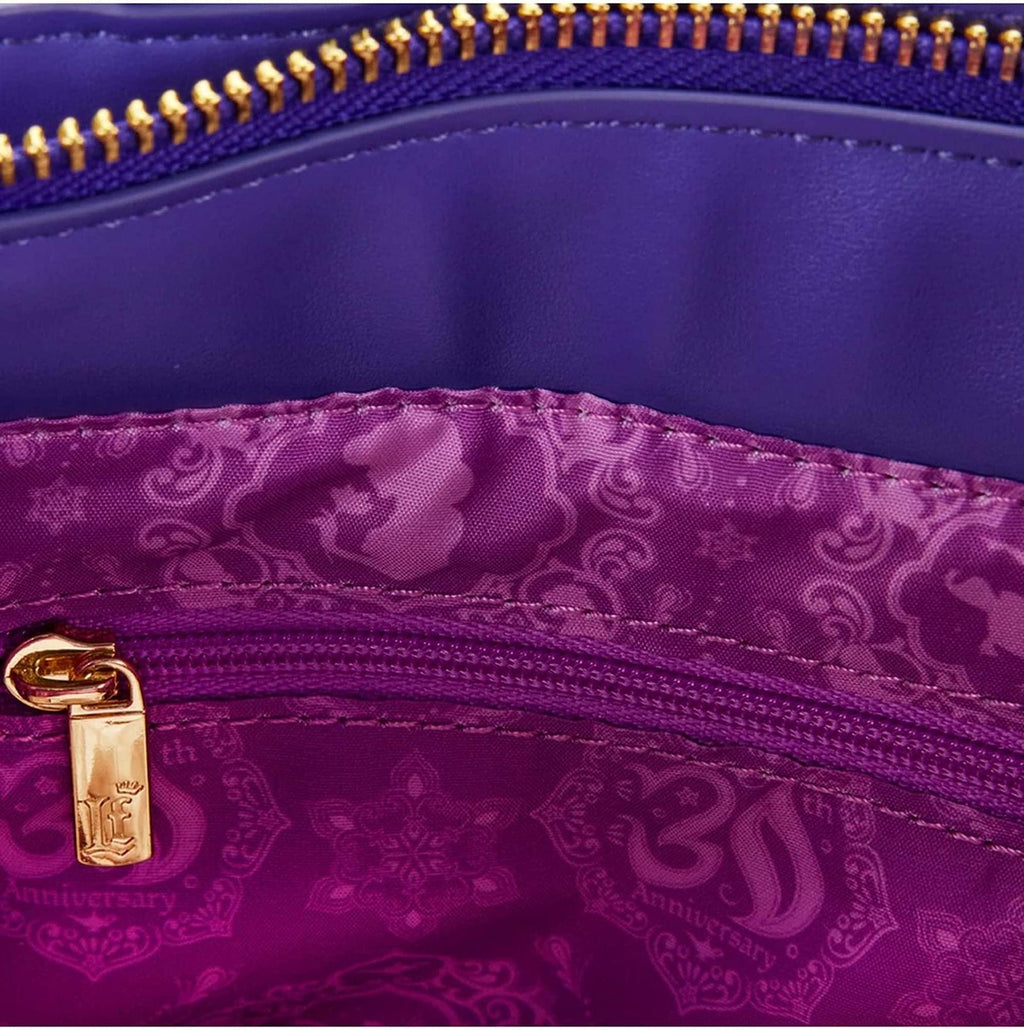 Loungefly Disney Aladdin 30th Anniversary Crossbody Bag - faux leather purse, 10.5 x 8.5 x 4 inches - view 3