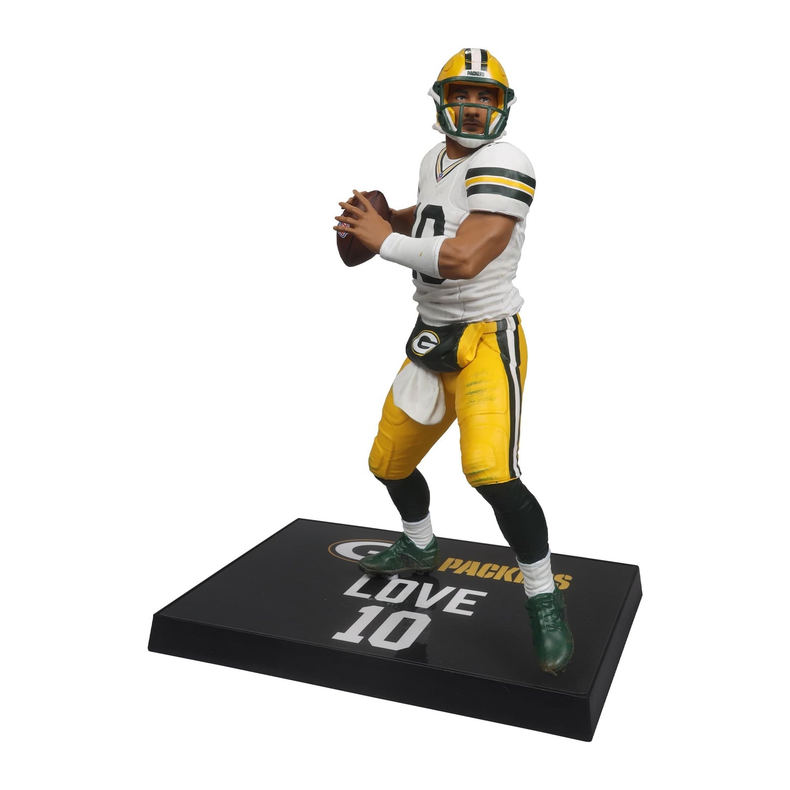 McFarlane Toys Jordan Love Green Bay Packers - SportsPicks 7-inch posed figure, Platinum Edition chase - view 4