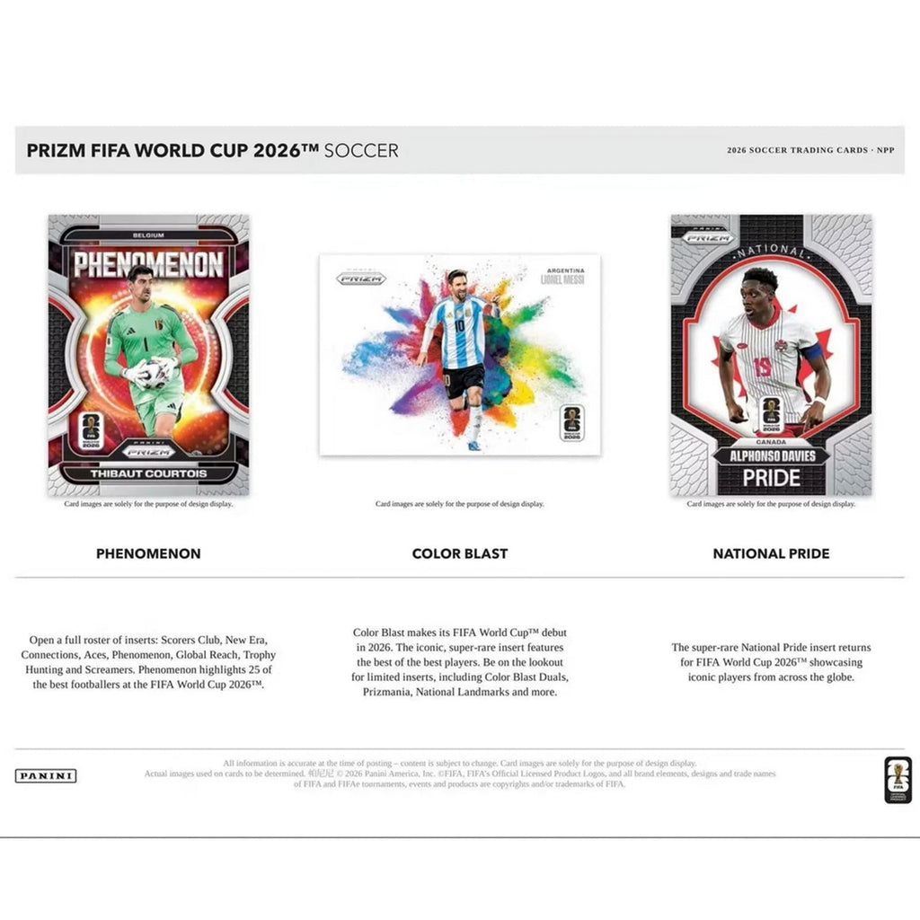 Panini 2026 Prizm FIFA World Cup Soccer Counter Display Box - sealed soccer cards, 24 packs of 4 - view 5