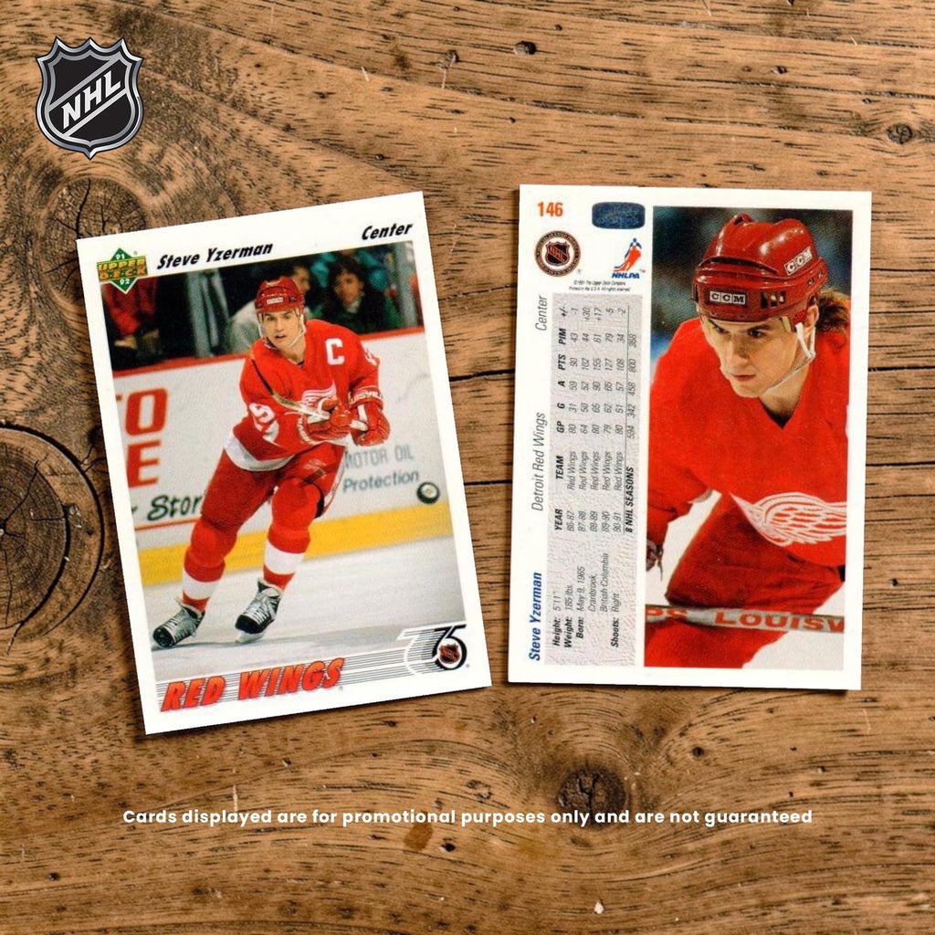 Upper Deck 1991-92 NHL Hockey English Low Series Wax Box - sealed hockey cards, 36 packs of 12 - view 4