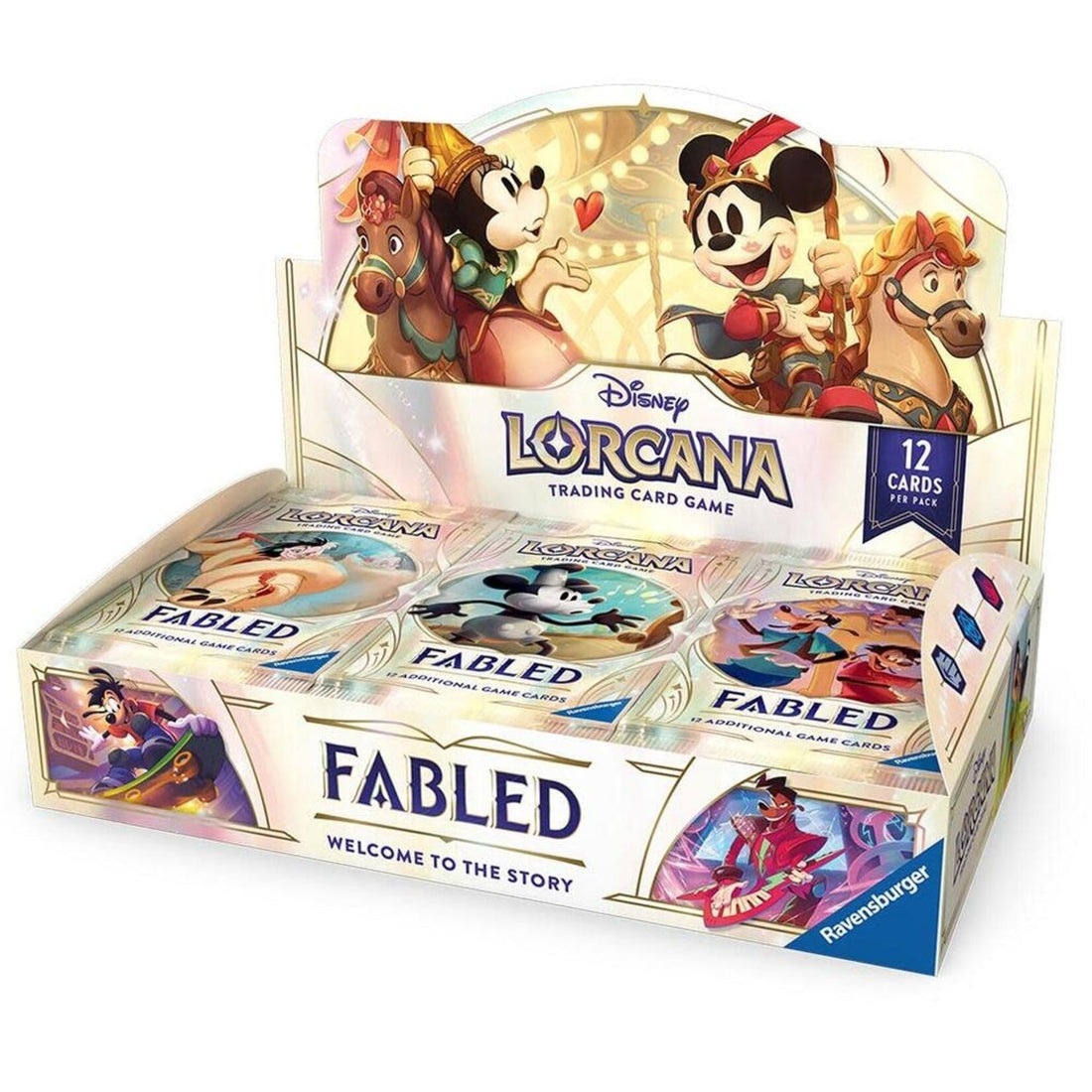 Disney Lorcana Trading Card Game: Fabled — Booster Display Box (24 Packs)
